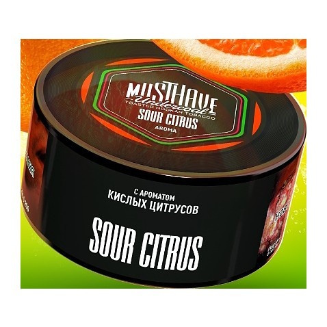 Табак Must Have - Sour Citrus (Кислый Цитрус, 125 грамм) купить в Перми