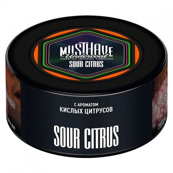 Табак Must Have - Sour Citrus (Кислый Цитрус, 125 грамм) купить в Перми