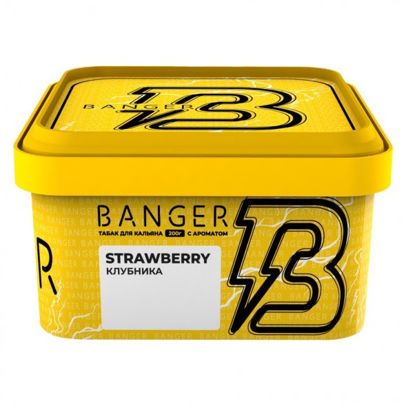 Табак Banger - Strawberry (Клубника, 200 грамм) купить в Перми