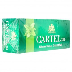 Гильзы сигаретные Cartel - Menthol 84x20 мм (200 штук)