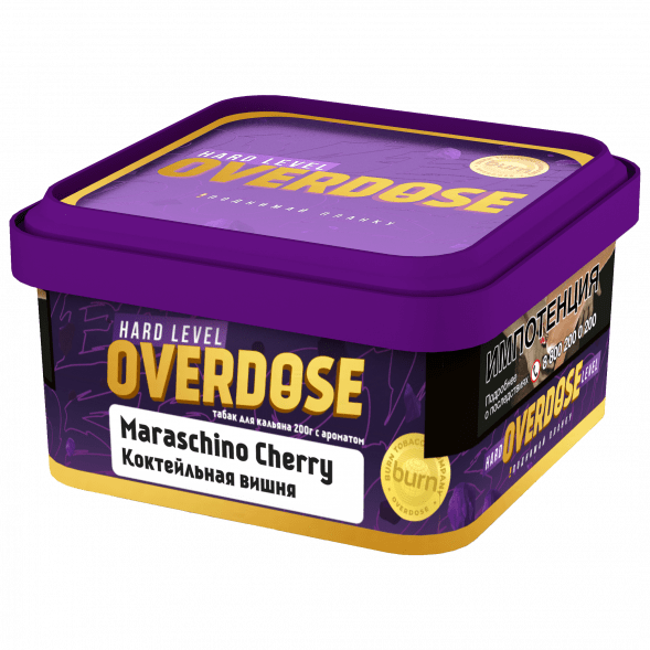 Табак Overdose - Maraschino Cherry (Коктейльная Вишня, 200 грамм) купить в Перми