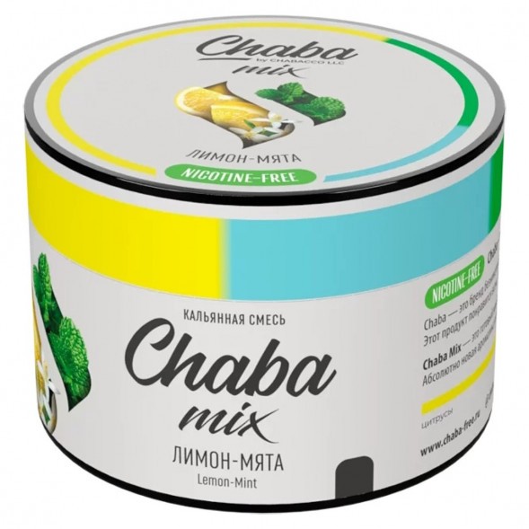 Смесь Chaba Mix - Lemon-Mint (Лимон и Мята, 40 грамм) купить в Перми