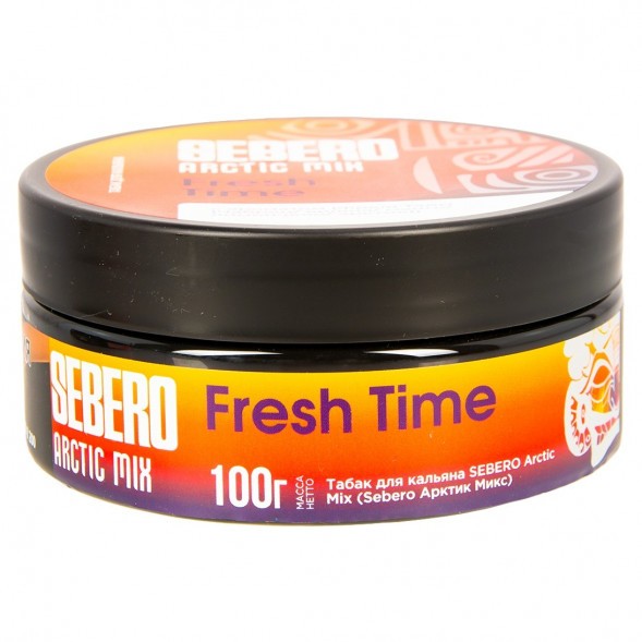 Табак Sebero Arctic Mix - Fresh Time (Фреш Тайм, 100 грамм) купить в Перми