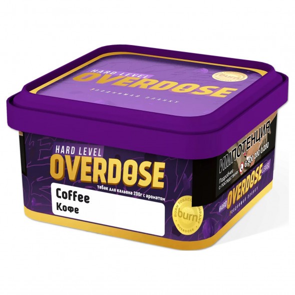 Табак Overdose - Coffee (Кофе, 200 грамм) купить в Перми