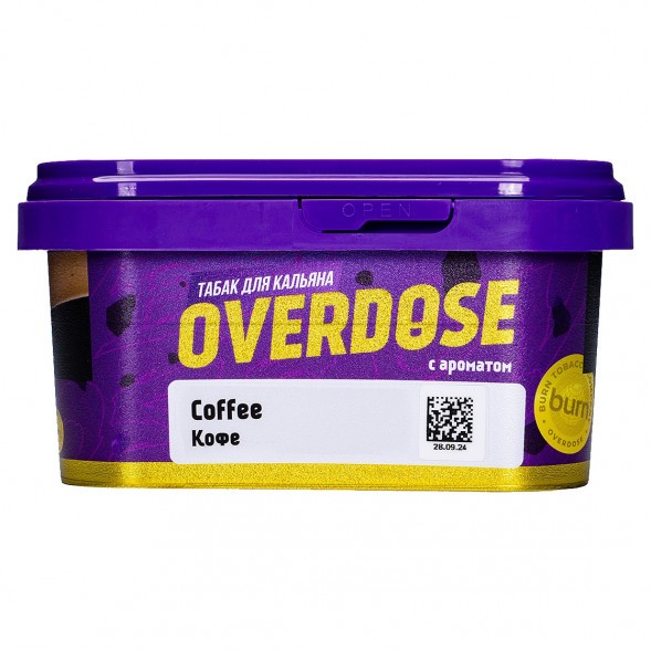 Табак Overdose - Coffee (Кофе, 200 грамм) купить в Перми