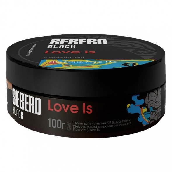 Табак Sebero Black - Love Is (Жвачка Лов Ис, 100 грамм) купить в Перми