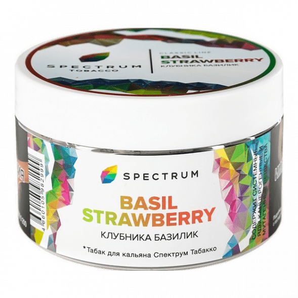 Табак Spectrum - Basil Strawberry (Клубника Базилик, 200 грамм) купить в Перми