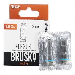 Испарители для Brusko Flexus (AF Mesh Coil, 1 Ом, 2 шт.)