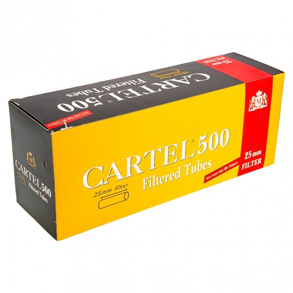 Гильзы сигаретные Cartel - SuperLong 84x25 мм (500 штук) купить в Перми