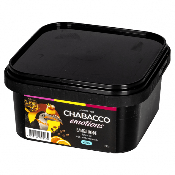 Смесь Chabacco Emotions MEDIUM - Bumble Bee (Бамбл Кофе, 200 грамм) купить в Перми