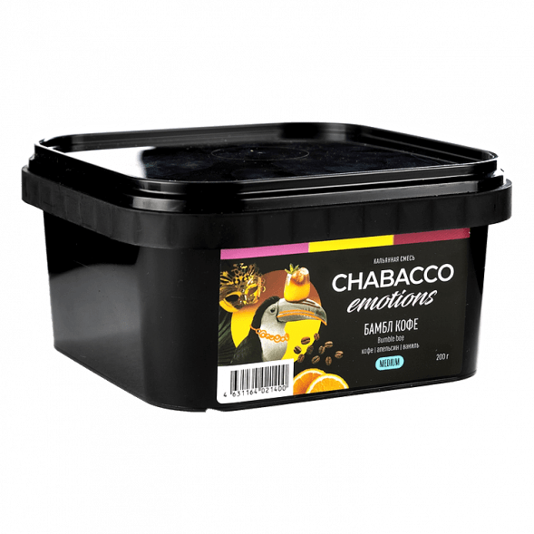 Смесь Chabacco Emotions MEDIUM - Bumble Bee (Бамбл Кофе, 200 грамм) купить в Перми