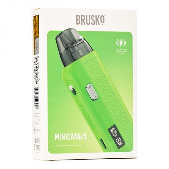 Электронная сигарета Brusko - Minican 5 (Зелёный) купить в Перми