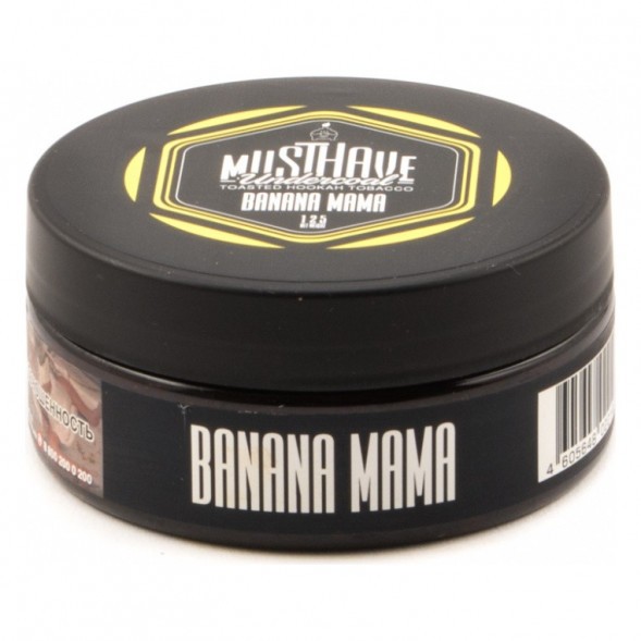 Табак Must Have - Banana Mama (Банана Мама, 125 грамм) купить в Перми