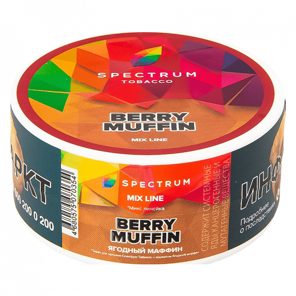 Табак Spectrum Mix Line - Berry Muffin (Ягодный Маффин, 25 грамм) купить в Перми