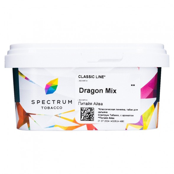 Табак Spectrum - Dragon Mix (Питайя Айва, 200 грамм) купить в Перми