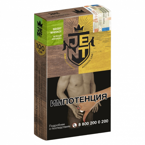 Табак Jent - Brisky Whiskey (Пряный Виски, 100 грамм) купить в Перми