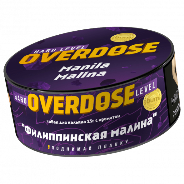 Табак Overdose - Manila Malina (Филиппинская Малина, 25 грамм) купить в Перми