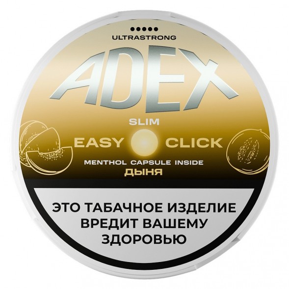 Табак жевательный ADEX ULTRA STRONG SLIM Easy Click - Melon Menthol (Дыня Ментол) купить в Перми