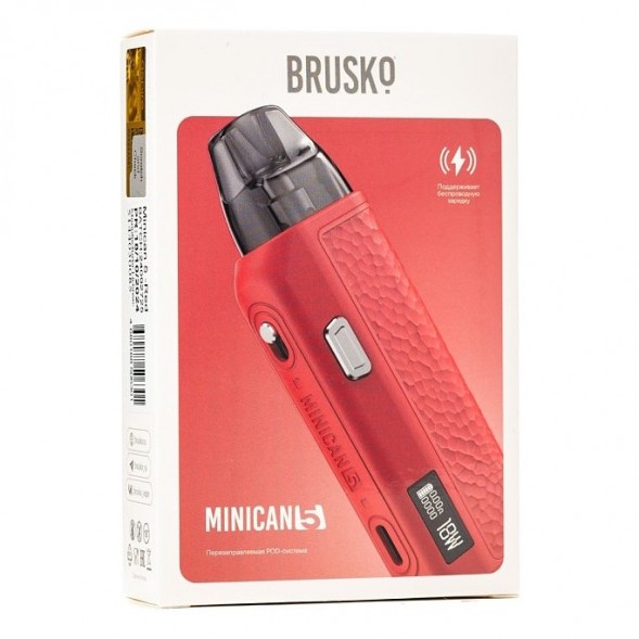 Электронная сигарета Brusko - Minican 5 (Красный) купить в Перми
