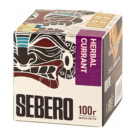 Табак Sebero - Herbal Currant (Ревень и Чёрная Смородина, 100 грамм) купить в Перми