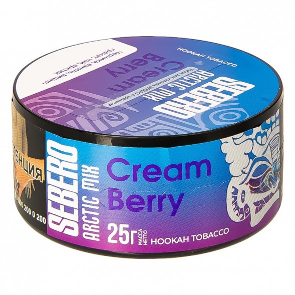 Табак Sebero Arctic Mix - Cream Berry (Крем Берри, 25 грамм) купить в Перми