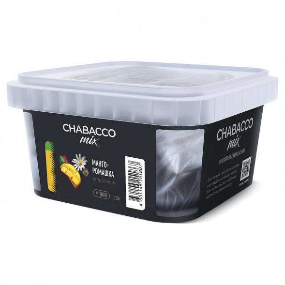 Смесь Chabacco MIX MEDIUM - Mango Camomile (Манго - Ромашка, 200 грамм) купить в Перми