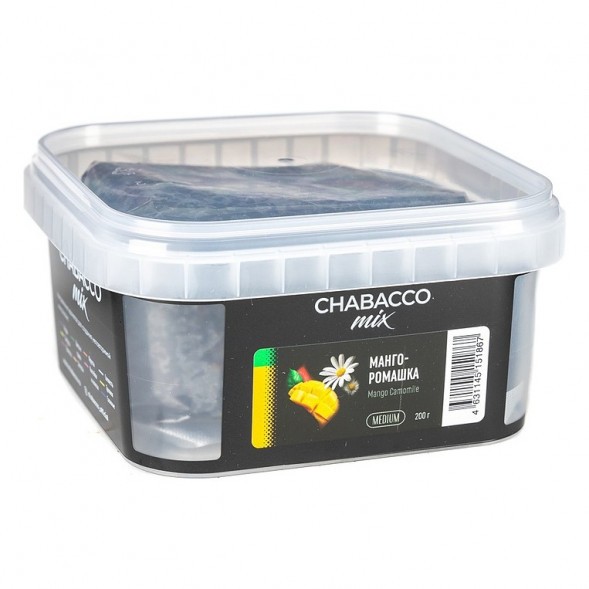 Смесь Chabacco MIX MEDIUM - Mango Camomile (Манго - Ромашка, 200 грамм) купить в Перми