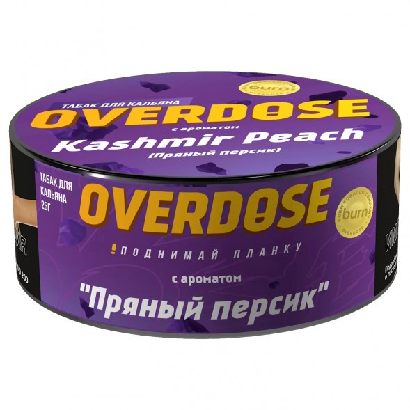 Табак Overdose - Kashmir Peach (Пряный Персик, 25 грамм) купить в Перми