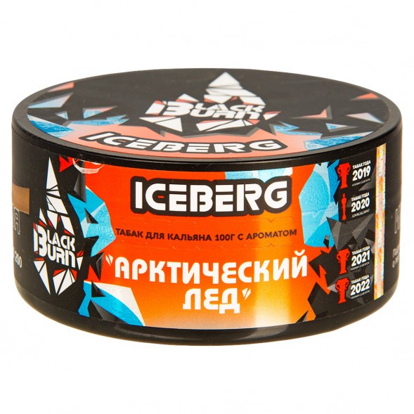 Табак BlackBurn - Iceberg (Арктический Лёд, 100 грамм) купить в Перми