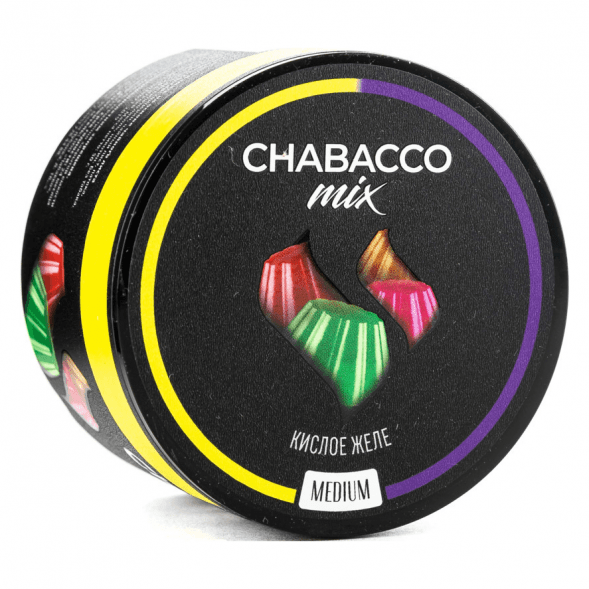 Смесь Chabacco MIX MEDIUM - Sour Jelly 2.0 (Кислое Желе 2.0, 40 грамм) купить в Перми
