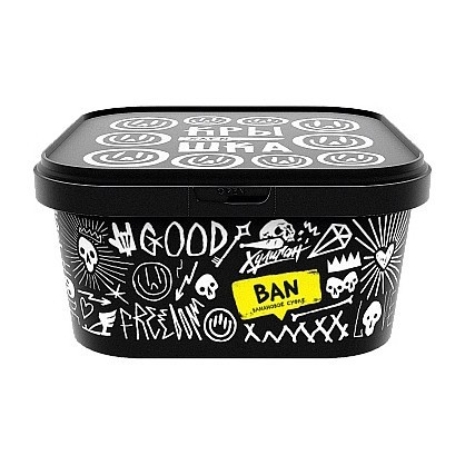 Табак Хулиган - BAN (Банановое Суфле, 200 грамм) купить в Перми
