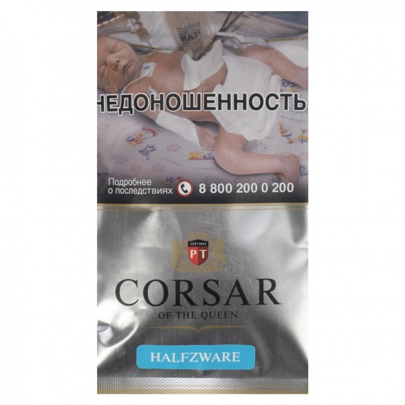 Табак сигаретный Corsar of the Queen - Halfzware (35 грамм) купить в Перми