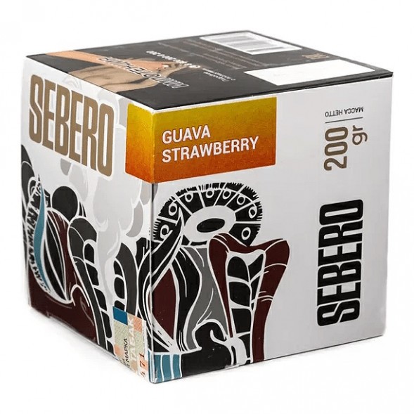 Табак Sebero - Guava Strawberry (Гуава и Клубника, 200 грамм) купить в Перми