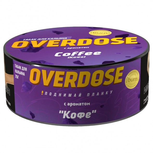 Табак Overdose - Coffee (Кофе, 25 грамм) купить в Перми