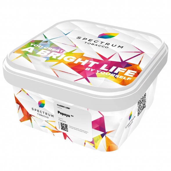 Табак Spectrum - Papaya (Папайя, 200 грамм) купить в Перми
