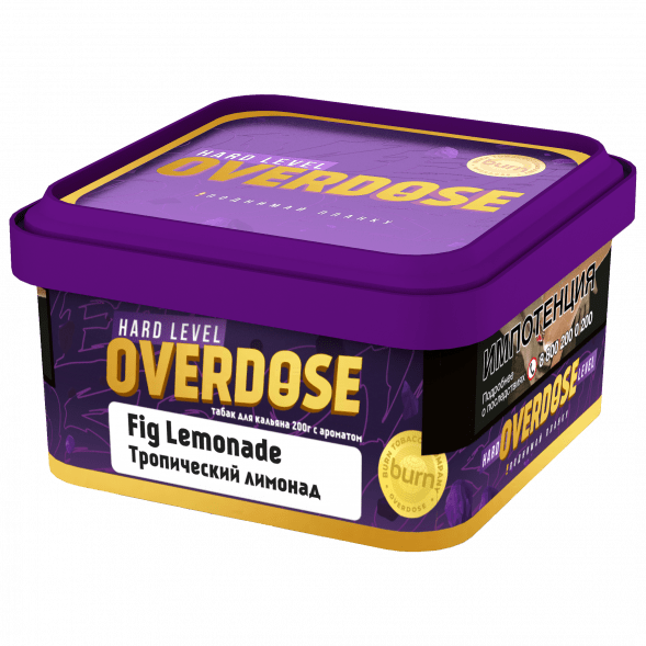 Табак Overdose - Fig Lemonade (Тропический Лимонад, 200 грамм) купить в Перми