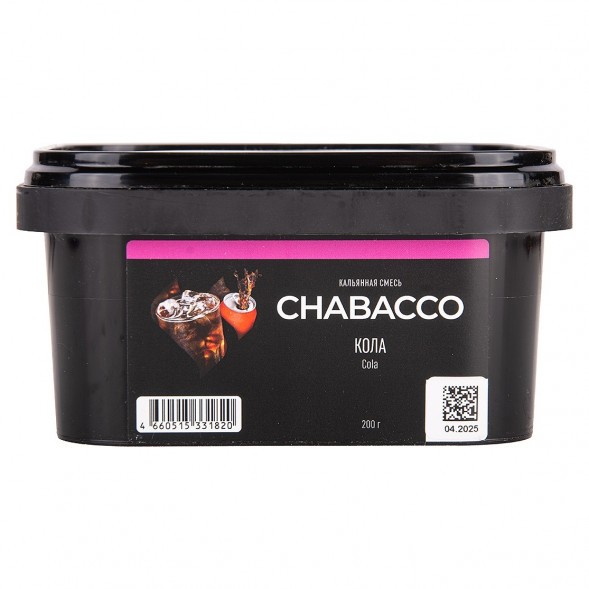 Смесь Chabacco MEDIUM - Cola (Кола, 200 грамм) купить в Перми