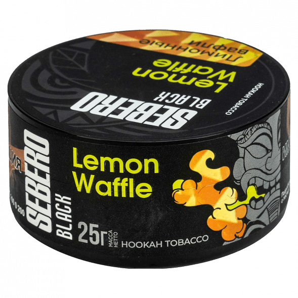 Табак Sebero Black - Lemon Waffle (Лимонные Вафли, 25 грамм) купить в Перми