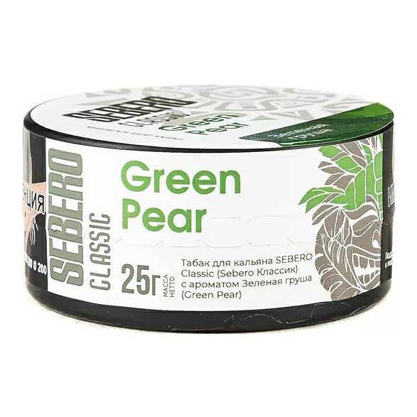 Табак Sebero - Green Pear (Зелёная Груша, 25 грамм) купить в Перми