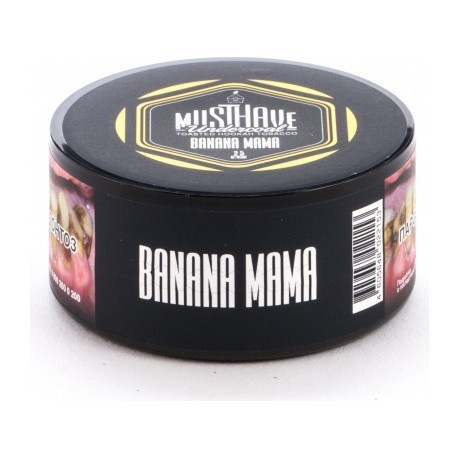 Табак Must Have - Banana Mama (Банана Мама, 25 грамм) купить в Перми
