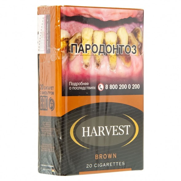 Сигареты Harvest - Brown King Size (блок 10 пачек) купить в Перми