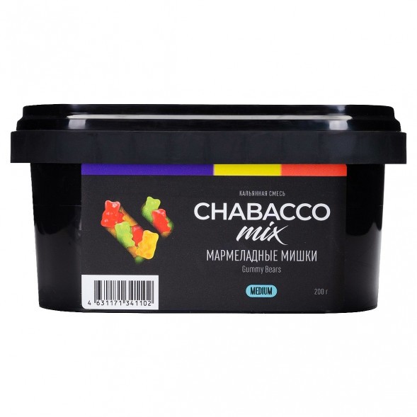 Смесь Chabacco MIX MEDIUM - Gummy Bears (Мармеладные Мишки, 200 грамм) купить в Перми