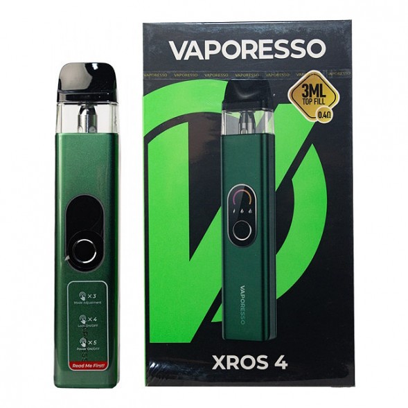 Электронная сигарета Vaporesso XROS 4 - Green (Зелёная) купить в Перми
