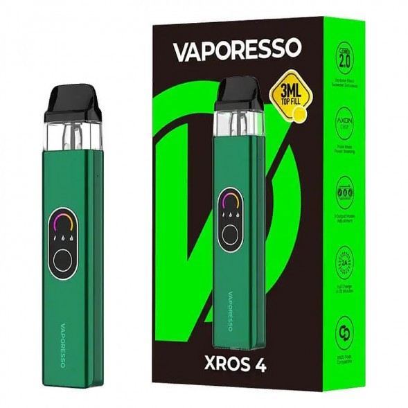 Электронная сигарета Vaporesso XROS 4 - Green (Зелёная) купить в Перми