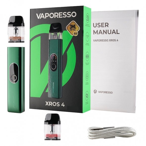 Электронная сигарета Vaporesso XROS 4 - Green (Зелёная) купить в Перми