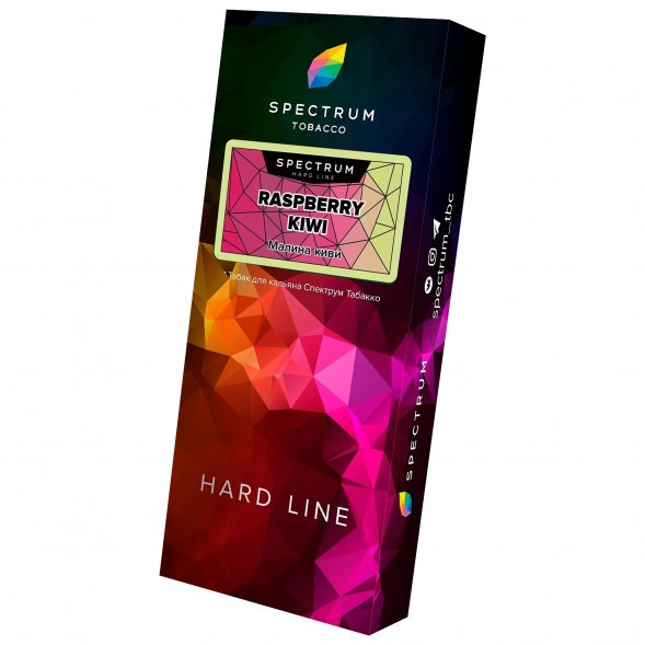 Табак Spectrum Hard - Raspberry Kiwi (Малина Киви, 100 грамм) купить в Перми