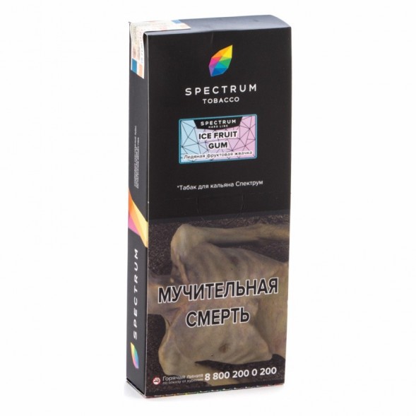 Табак Spectrum Hard - Ice Fruit Gum (Ледяная Фруктовая Жвачка, 200 грамм) купить в Перми