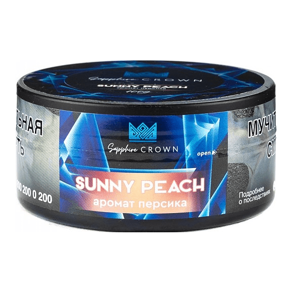 Табак Sapphire Crown - Sunny Peach (Персик, 100 грамм) купить в Перми