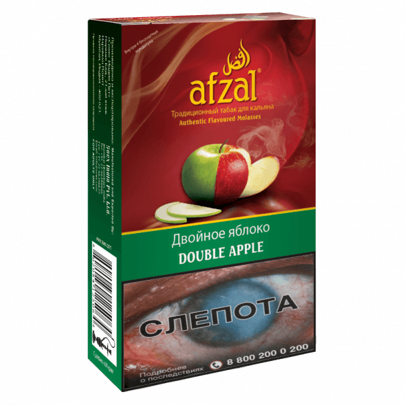 Табак Afzal - Double Apple (Двойное Яблоко, 40 грамм) купить в Перми