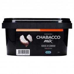 Смесь Chabacco MIX MEDIUM - Creme de Coco (Кокос и Сливки, 200 грамм)